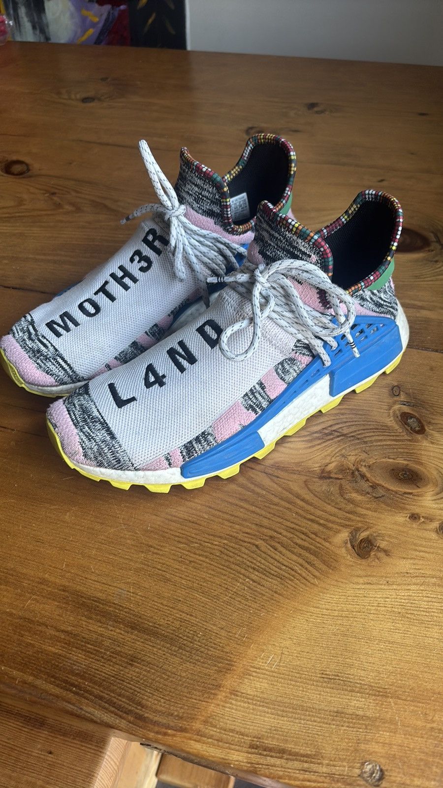 Adidas × Pharrell Adidas Pharrell Williams Solar Hu NMD MOTH3R L4ND Size 10 Size US 10 / EU 43 - 2 Thumbnail