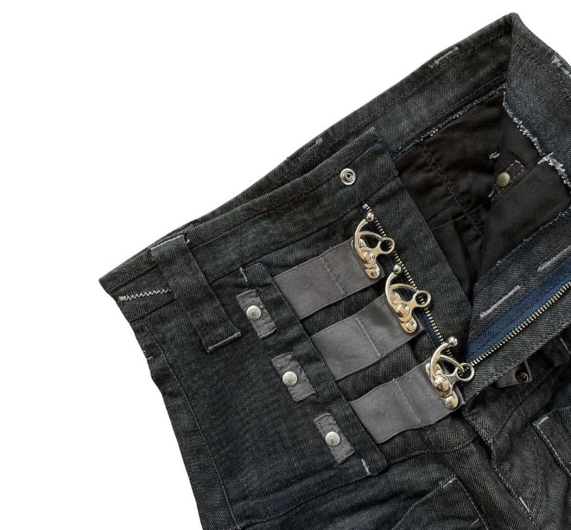 If Six Was Nine 2000s Marithe Francois Girbaud Asymmetric Cargo y2k style Size US 28 / EU 44 - 4 Thumbnail
