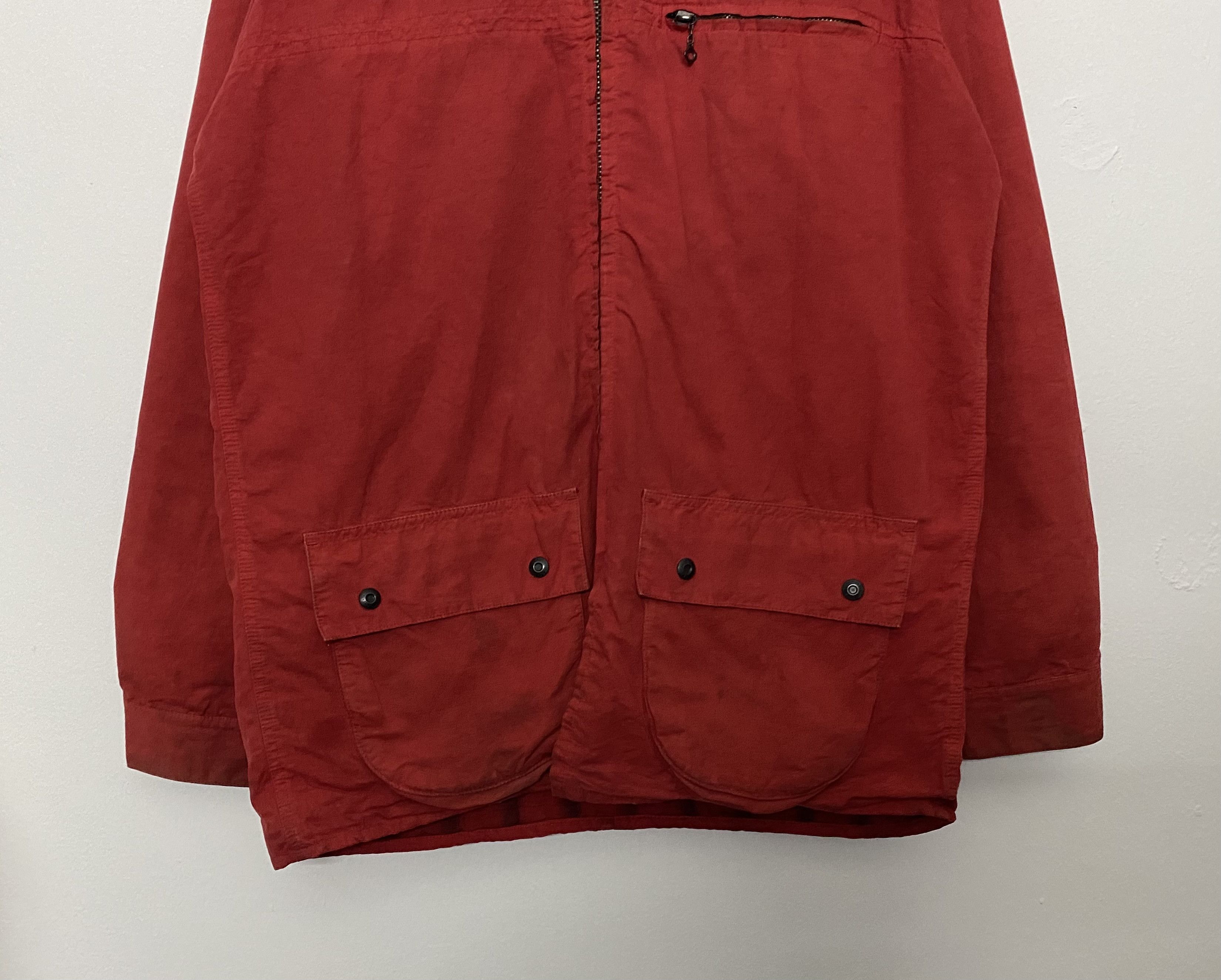 Hiroshi Kato Vintage KATO’ Red Hooded Canvas Jacket Parka Workwear Style Size US M / EU 48-50 / 2 - 6 Thumbnail