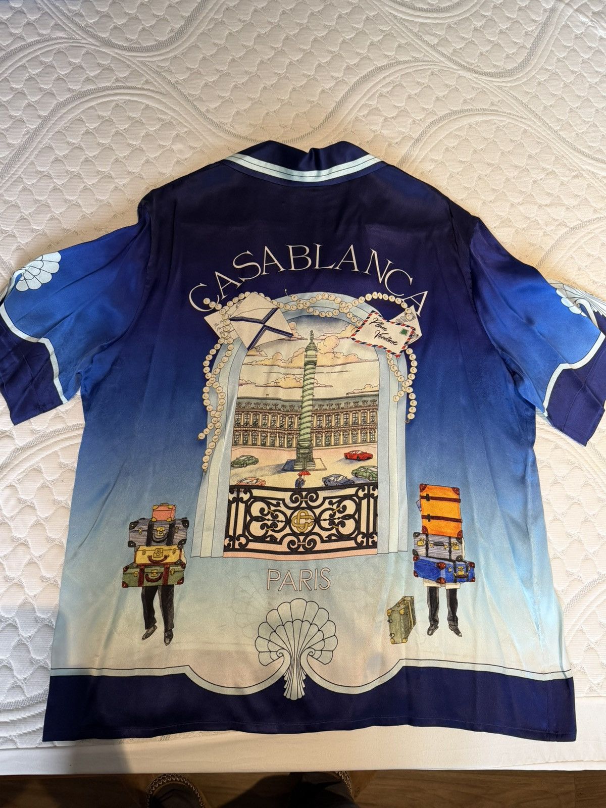 Casablanca Casablanca Archway Place Vendome Shirt in Silk Size US XXL / EU 58 / 5 - 6 Thumbnail