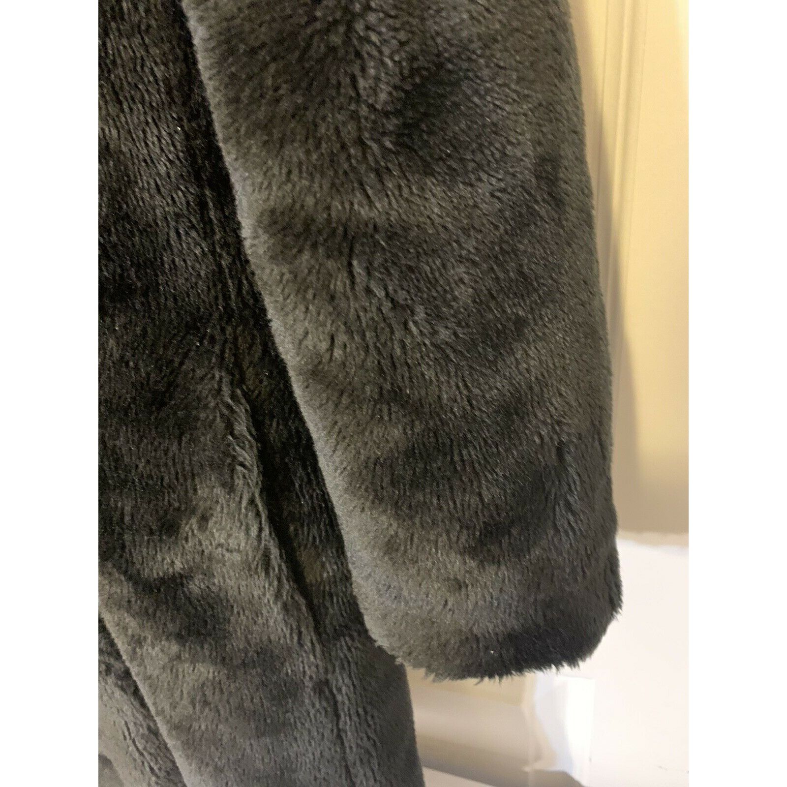 Vintage Vintage 1960s Women's Sz S Coat Susan Lynn Black Glenoit Fau Size S / US 4 / IT 40 - 7 Thumbnail