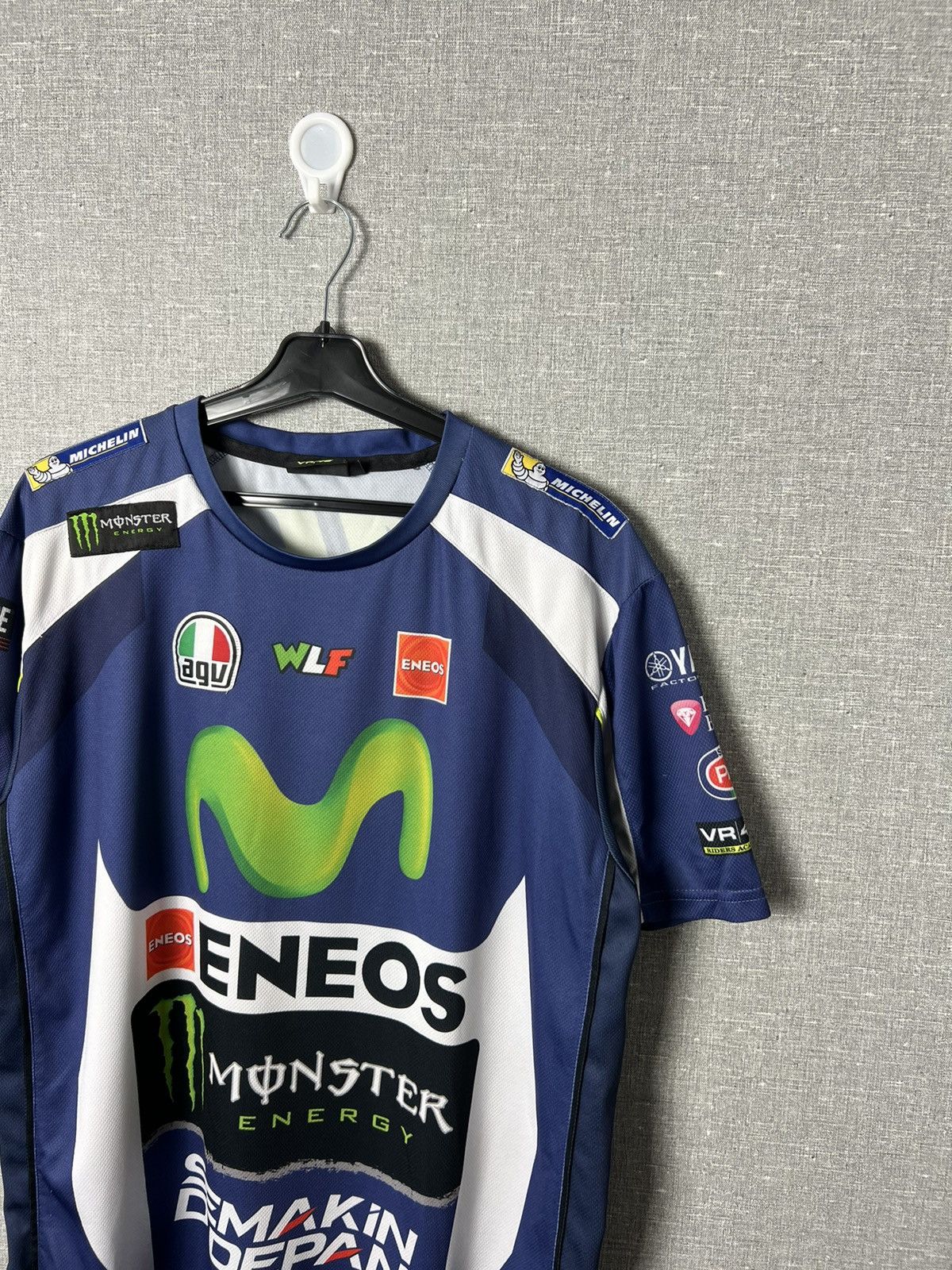 NASCAR Valentino Rossi VR46 Yamaha The Doctor Racing Jersey Tee Size US XL / EU 56 / 4 - 2 Thumbnail