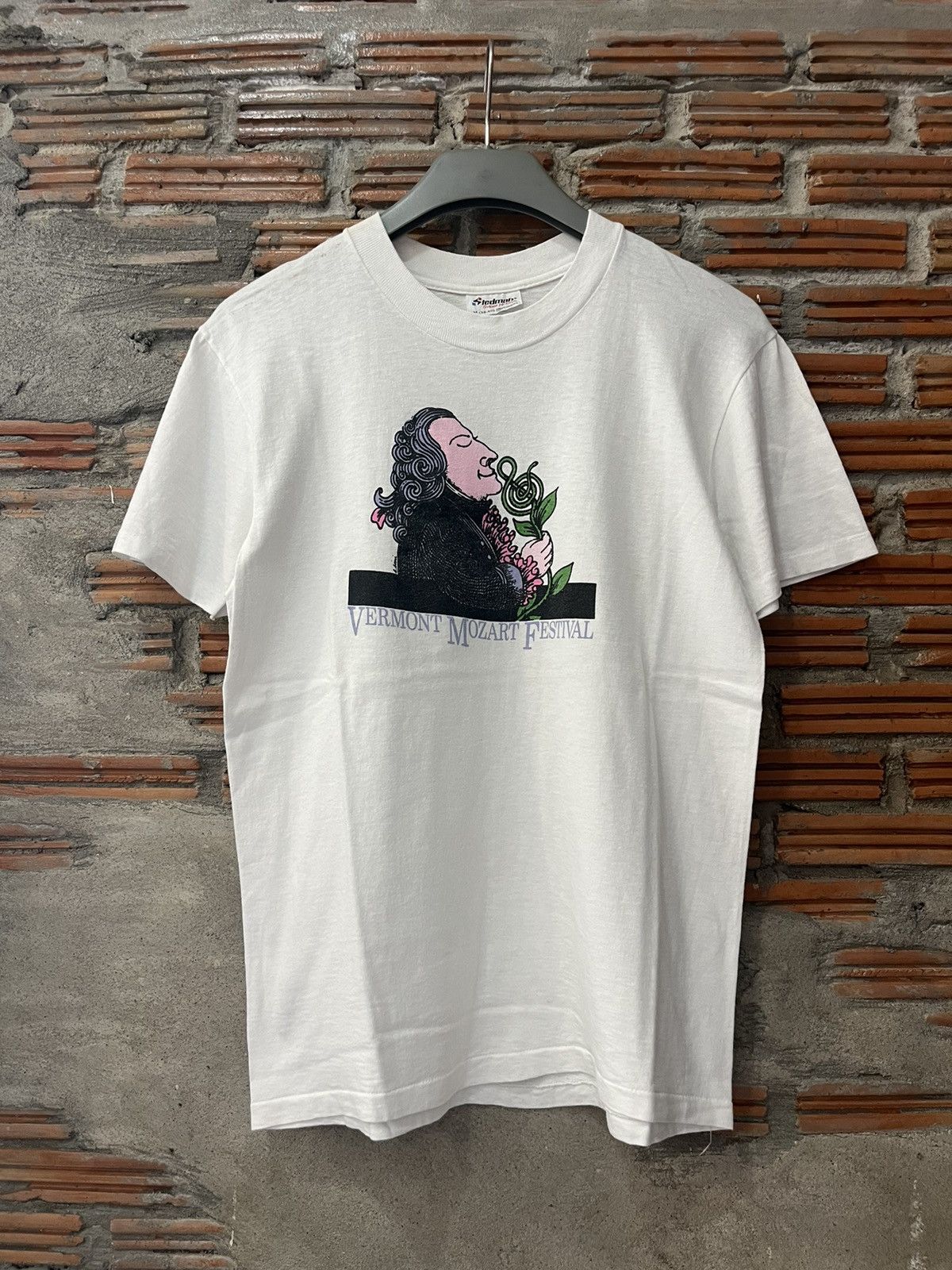 Arts & Science Vintage Vermont MOZART Festival Artwork 80’s-90’s Tshirt Size US M / EU 48-50 / 2 - 2 Thumbnail