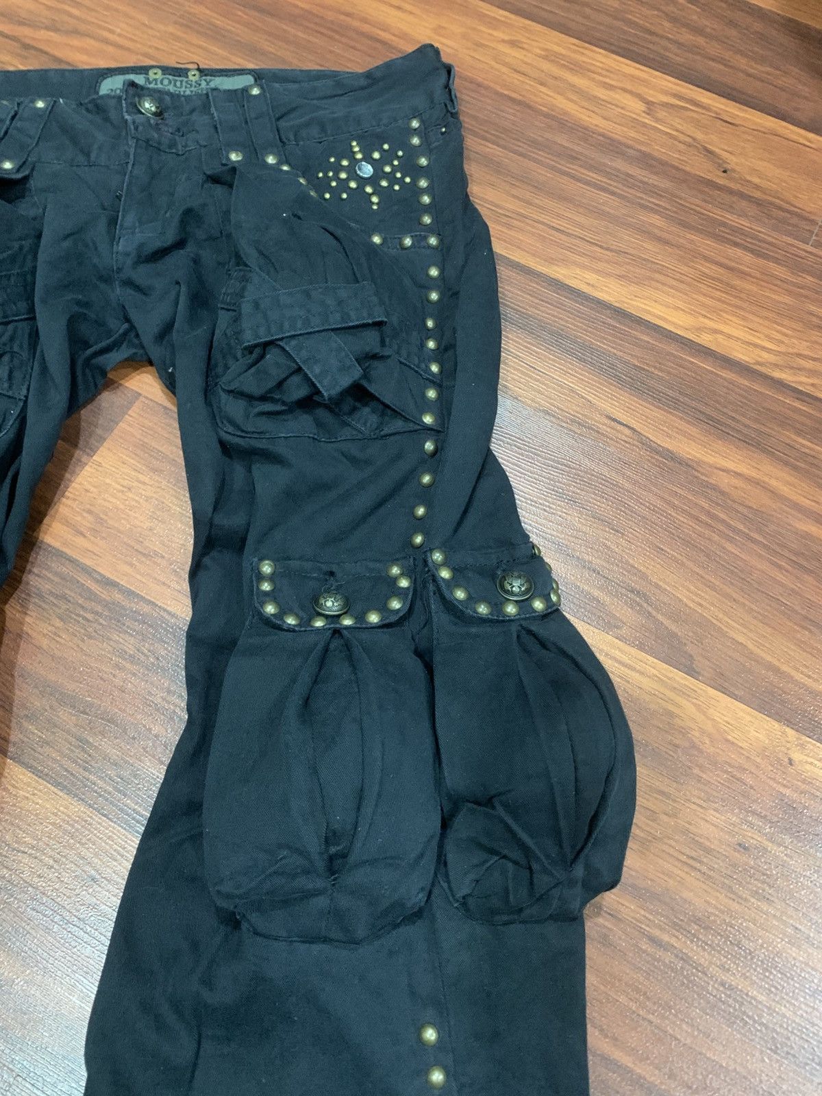 MOUSSY Moussy Airforce Studded Us Army Pants Size 30" / US 8 / IT 44 - 5 Thumbnail