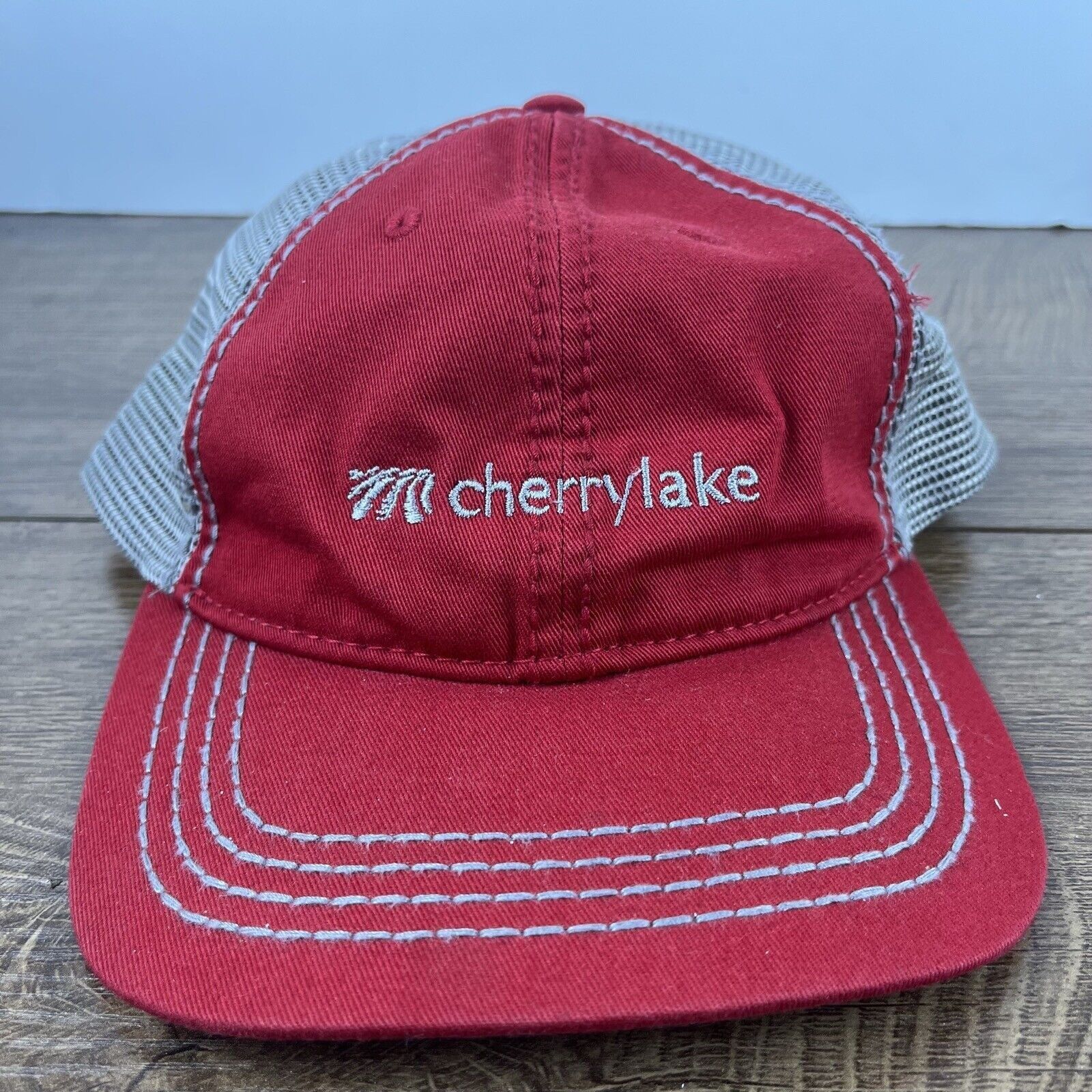 Other Cherry Lake Hat Cherry Lake Cap Adjustable Hat Red Hat Adult Size ONE SIZE - 1 Thumbnail