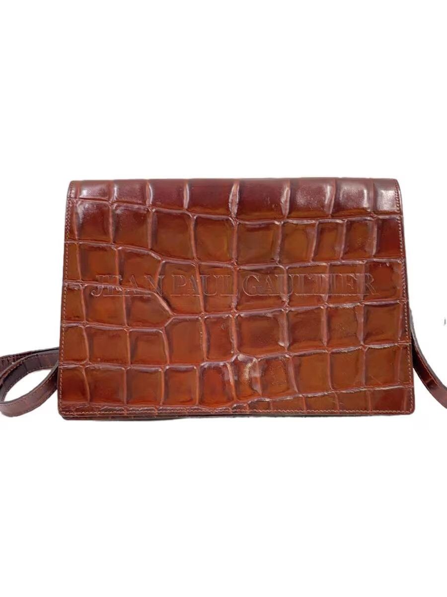 Vtg JEAN PAUL GAULTIER BURGUNDY CROC BAG | eBay