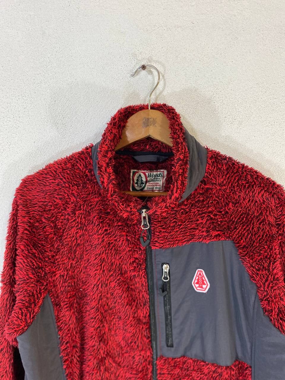 Other woods canada red fleece jacket nice design Size US L / EU 52-54 / 3 - 3 Thumbnail