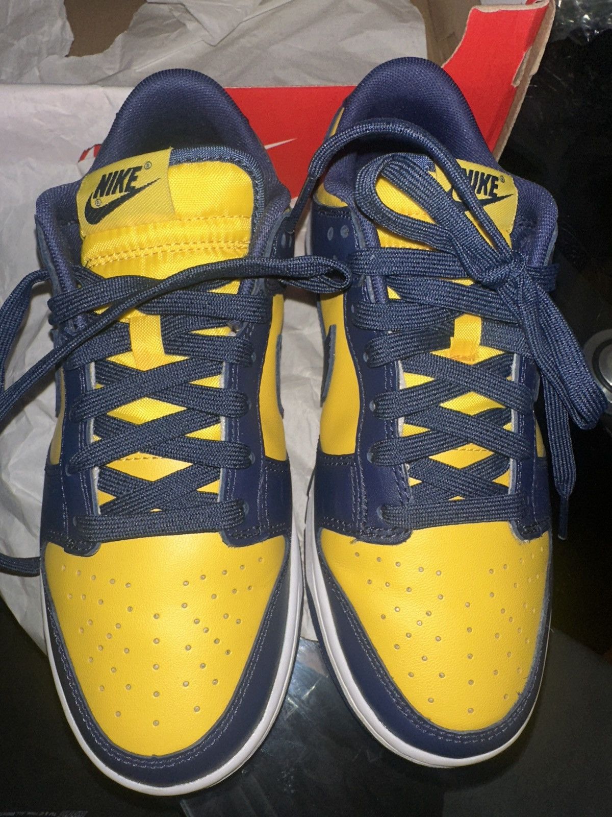 Nike nike dunks - michigan Size US 7 / EU 40 - 2 Thumbnail
