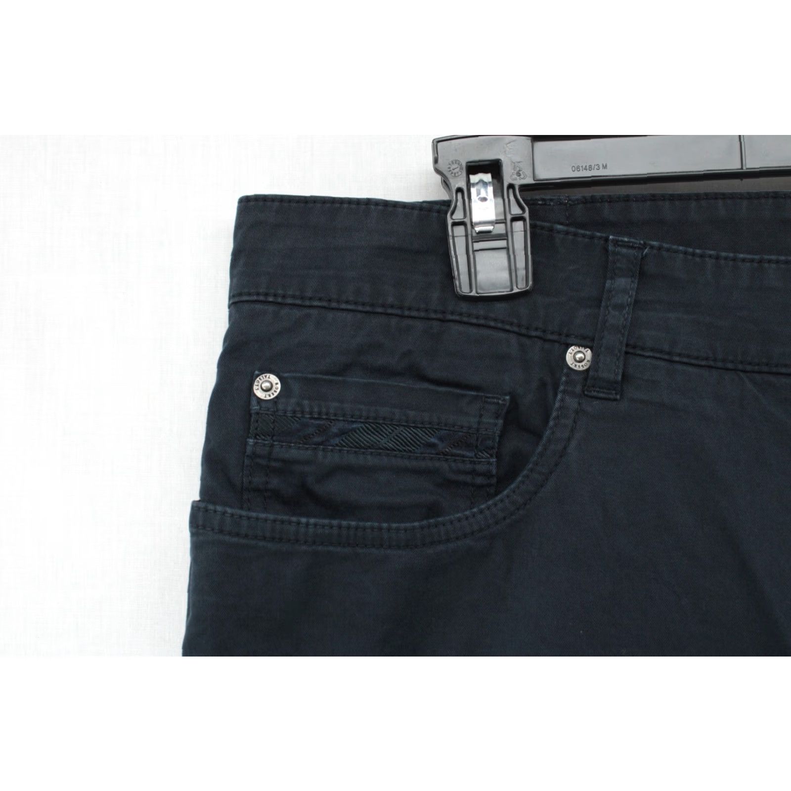 Robert Talbott VINTAGE Robert Talbott Ventana Pants Mens 40X29 Dark Blue Classic Stretch Casual Friday Size US 40 / EU 56 - 3 Thumbnail