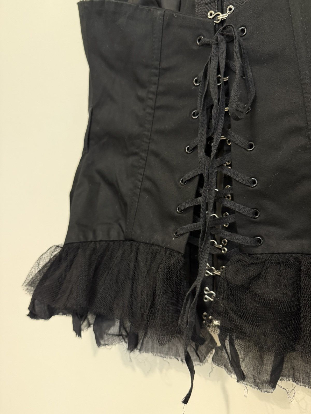 Elisabetta Franchi Celyn b. per Elisabetta Franchi Black CorsetTop Rare Vintage Size M / US 6-8 / IT 42-44 - 4 Thumbnail