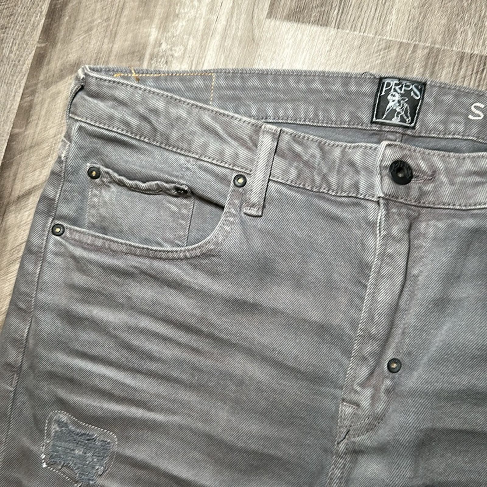 Prps PRPS Skinny Stretch Destroyed Painter Jeans (NWOT) - 36 Size US 36 / EU 52 - 7 Thumbnail