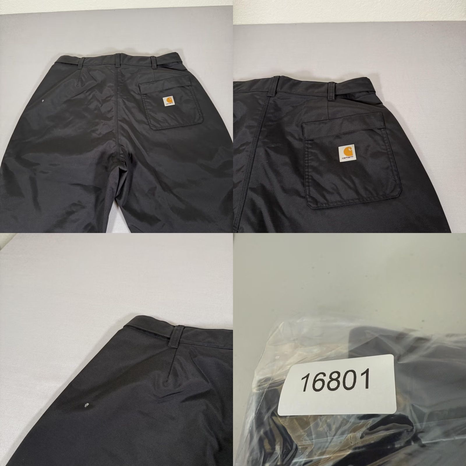 Carhartt Carhartt Storm Defender Insulated Snow Pants Mens Large Black Waterproof Workwear Snow Pants Regular L Size US 33 - 9 Thumbnail