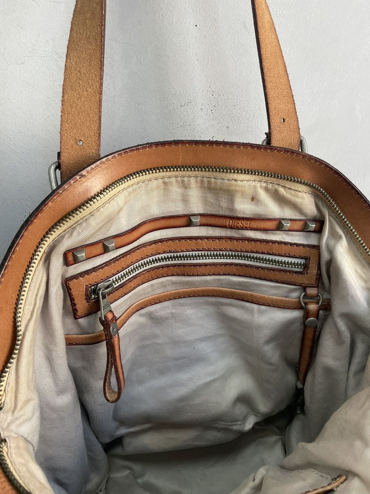 Diesel Diesel brown shoulder bag y2k hype japanese classic style Size ONE SIZE - 8 Thumbnail