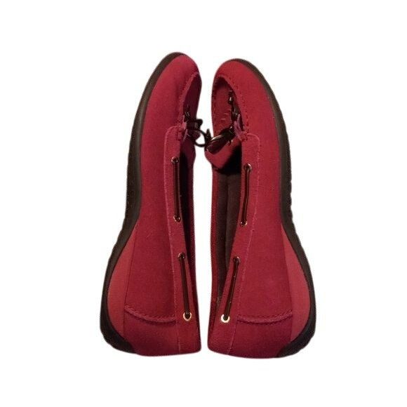 Vionic Vionic Size 8.5 Orthaheel Kiltie Pink Suede Moccasin Loafers Size US 8.5 / IT 38.5 - 4 Thumbnail