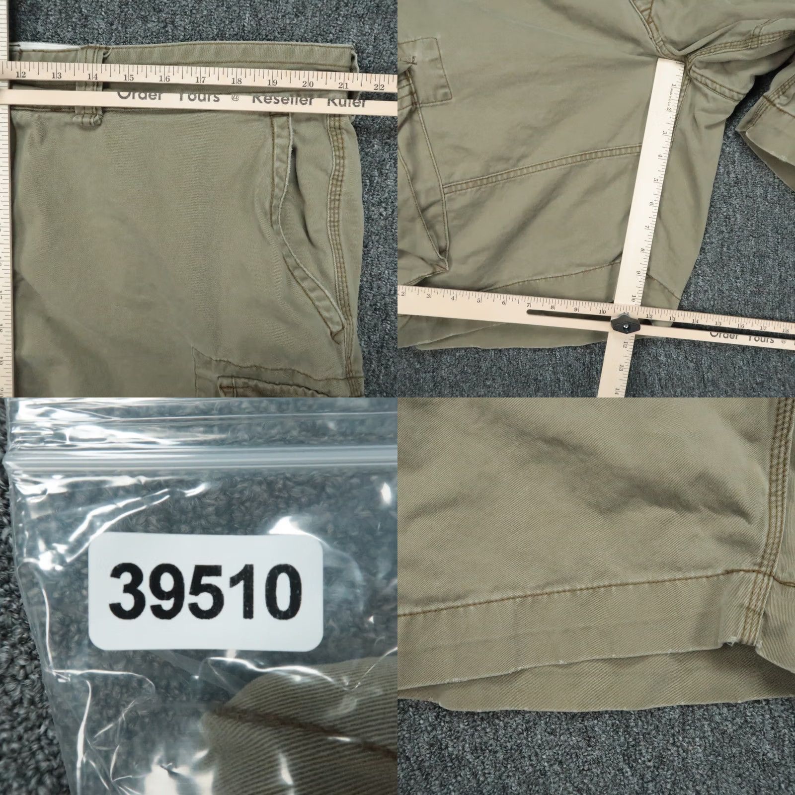 Polo Ralph Lauren VINTAGE Polo Ralph Lauren Shorts Men 42 Green Cargo Classic Fit Military Heavyweight VTG Size US XL / EU 56 / 4 - 7 Thumbnail
