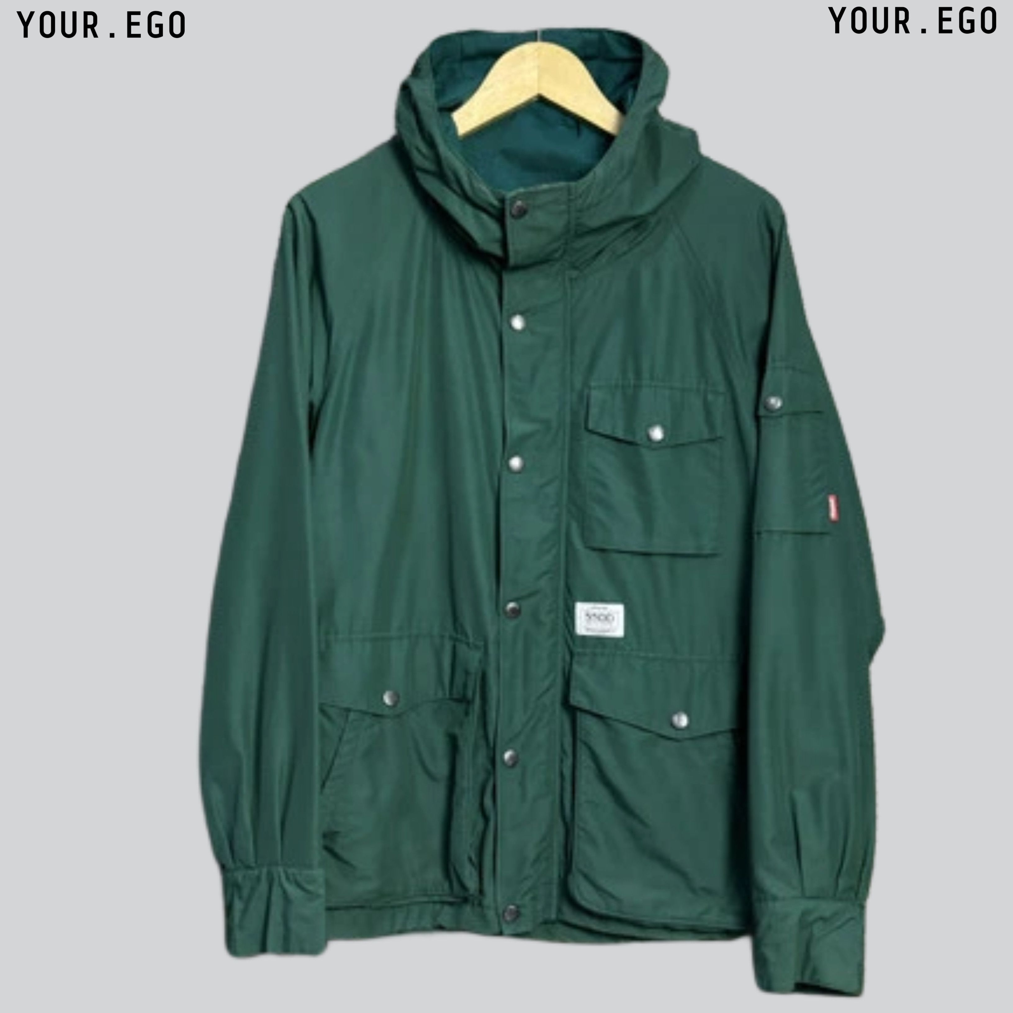 image of Fuct Ssdd 60/40 Shell Jacket Ss13 in Green, Men's (Size Small)