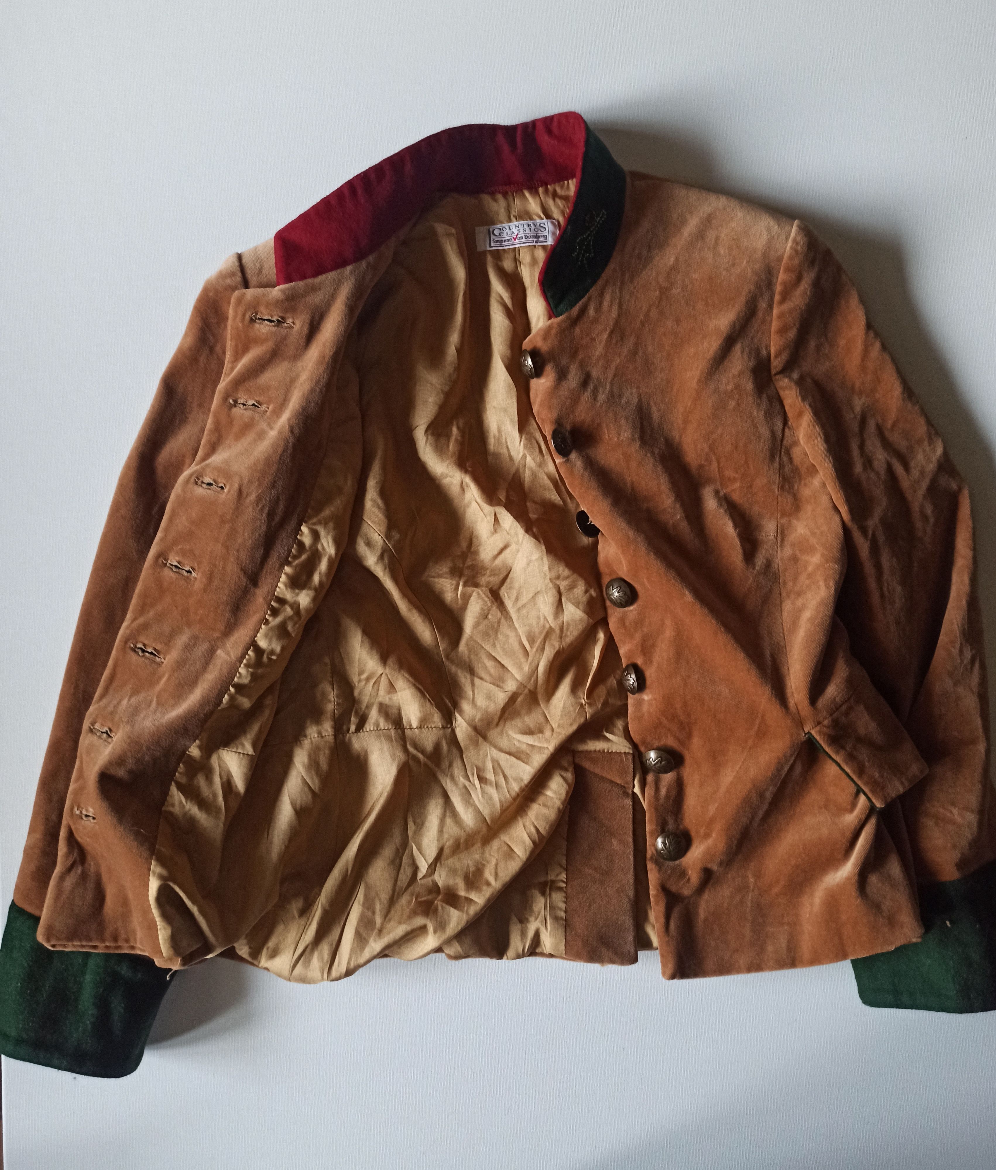 Vintage vintage velvet jacket, size XS Size XS / US 0-2 / IT 36-38 - 4 Thumbnail