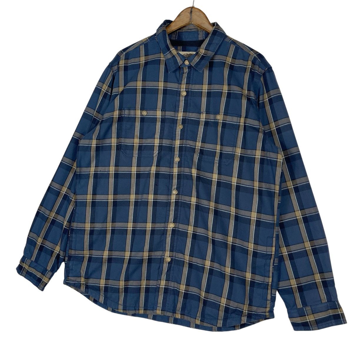 L.L. Bean Vintage L.L. Bean Katahdin Iron Works Flannel Shirt Jacket Size US L / EU 52-54 / 3 - 2 Thumbnail