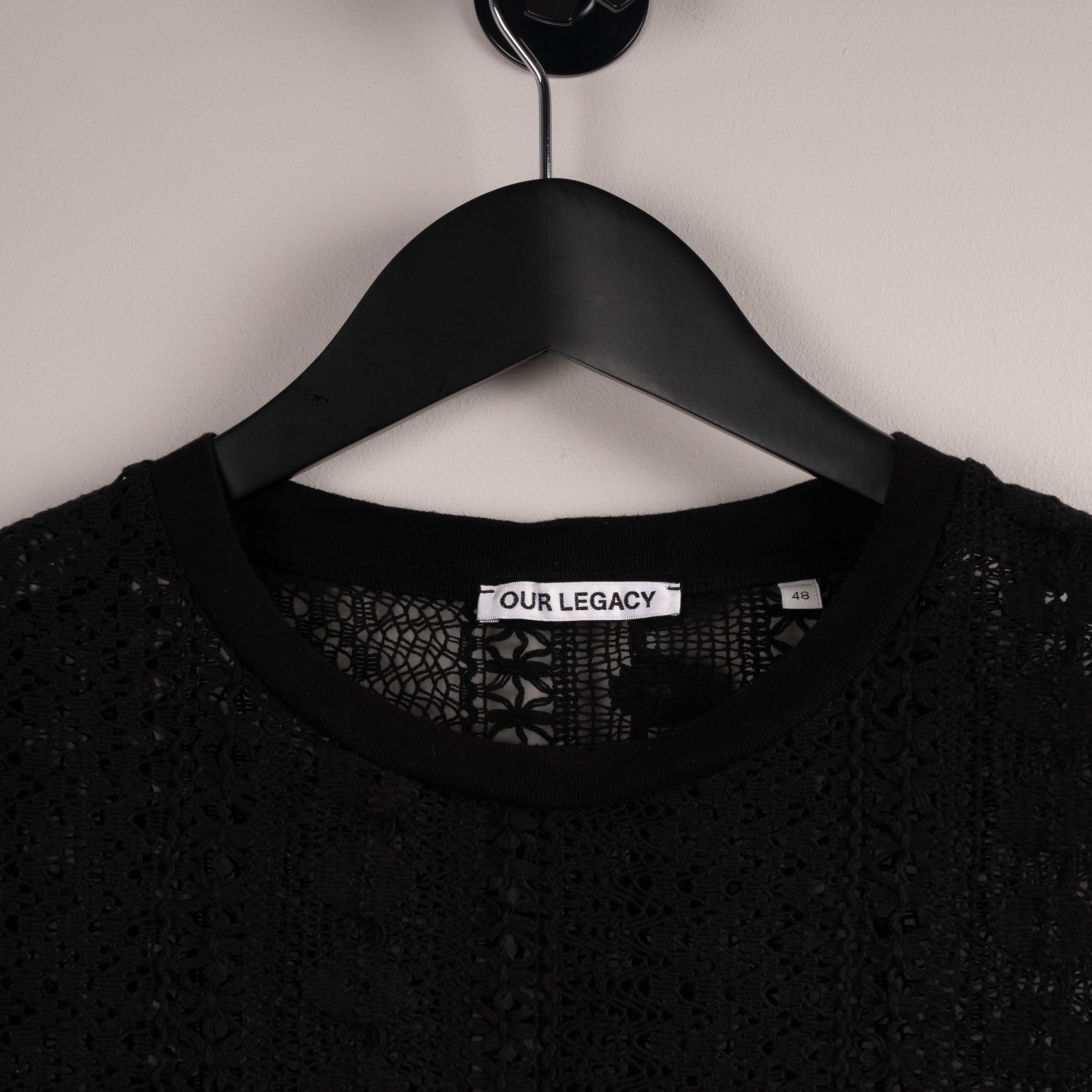 Our Legacy Our Legacy SS21 Box Crochet Vest Black Size US M / EU 48-50 / 2 - 9 Thumbnail
