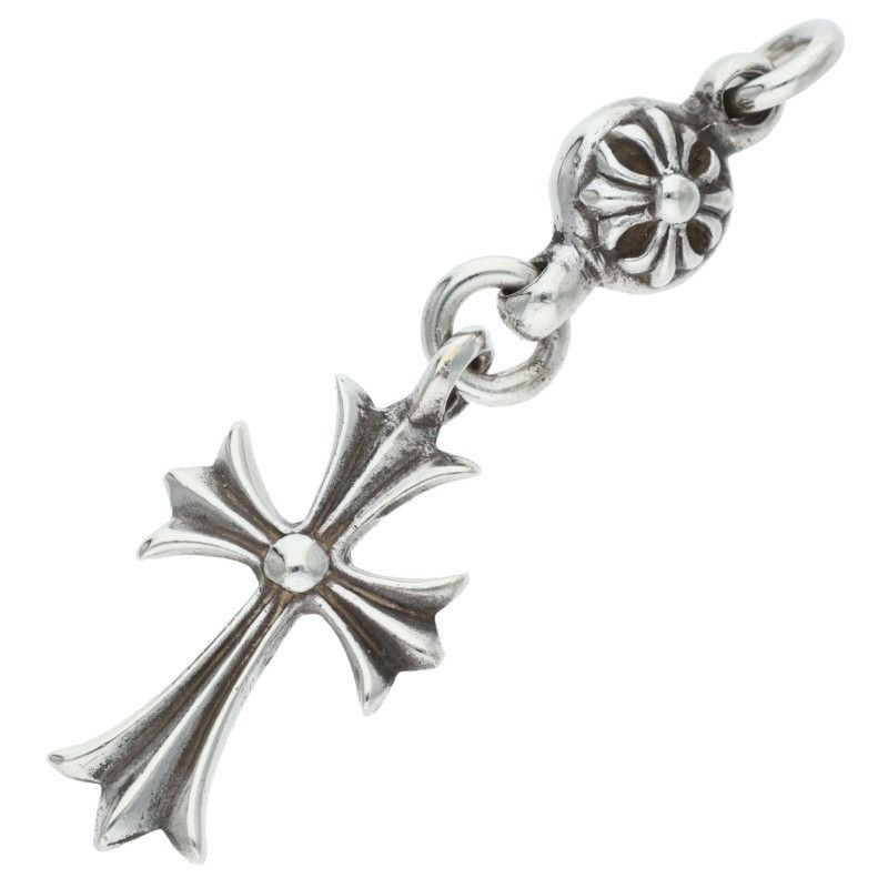 Chrome Hearts 1Ball Tiny CH Cross Pendant | Grailed