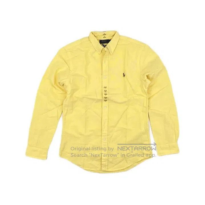 Polo Ralph Lauren Polo Ralph Lauren Men's Yellow Pony Embroidered Long Sleeve Size US M / EU 48-50 / 2 - 2 Thumbnail