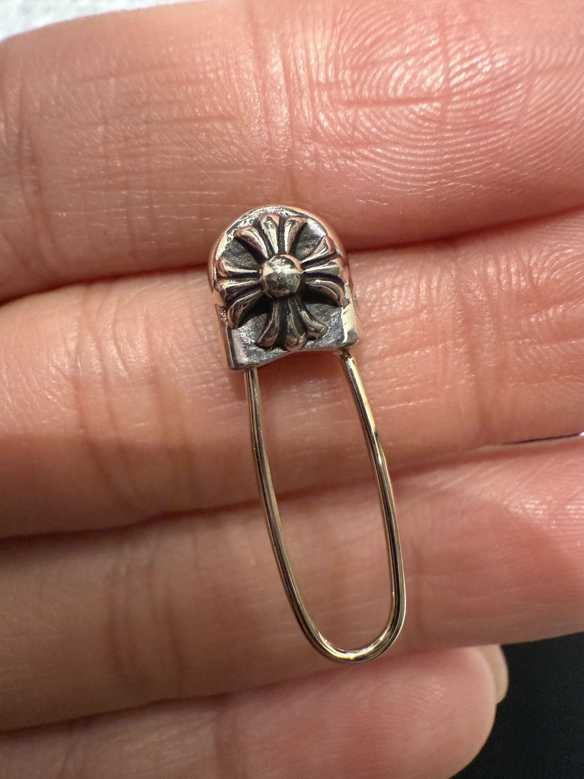 Chrome Hearts Chrome Hearts Safety Pin Sliver Earring Size ONE SIZE - 5 Thumbnail
