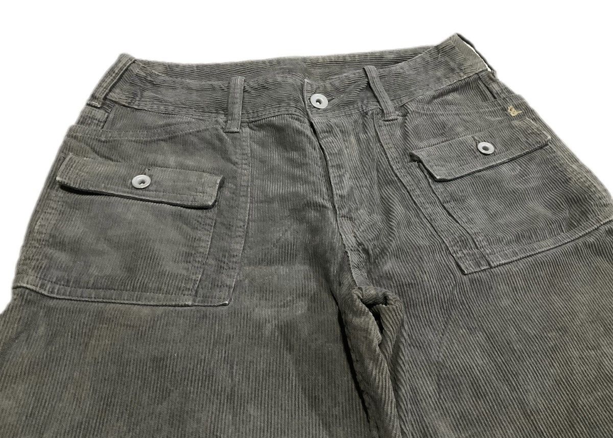 45rpm × Hysteric Glamour × Japanese Brand 🔥Sick Y2K 45 Rpm Flared Corduroy Pants Size US 27 - 3 Thumbnail