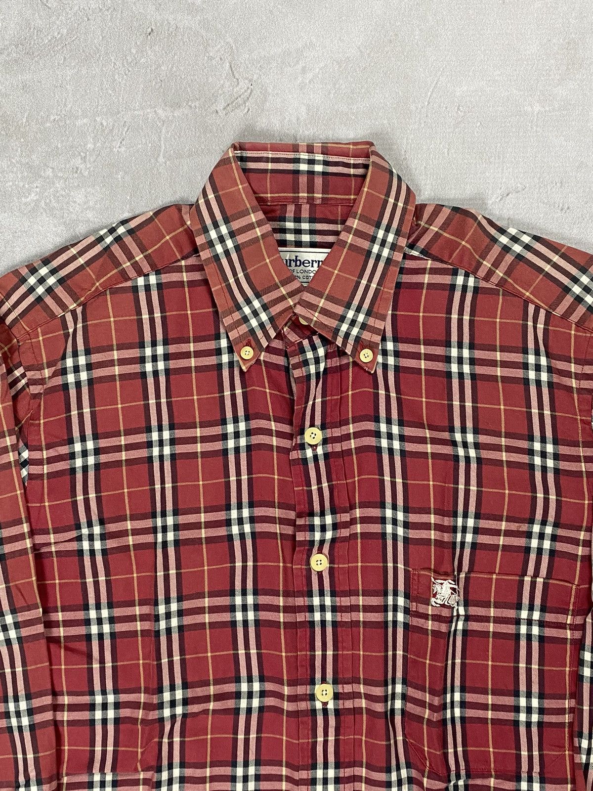 Burberry Vintage Burberrys Nova Check Button Shirt Size US S / EU 44-46 / 1 - 3 Thumbnail