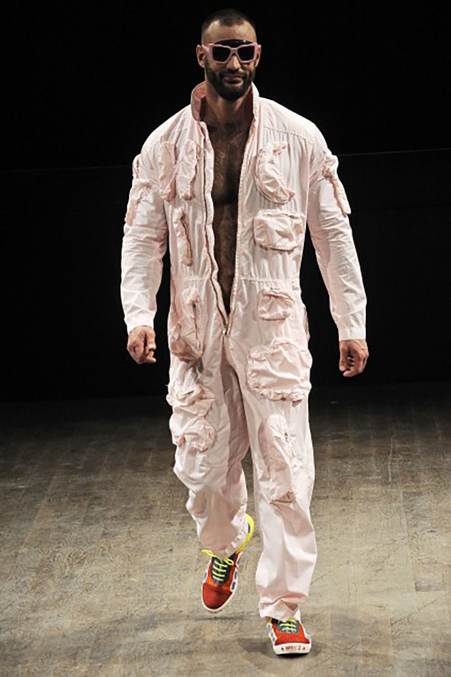 Walter Van Beirendonck Pink Jumpsuit SS2010 Size US 34 / EU 50 - 7 Thumbnail