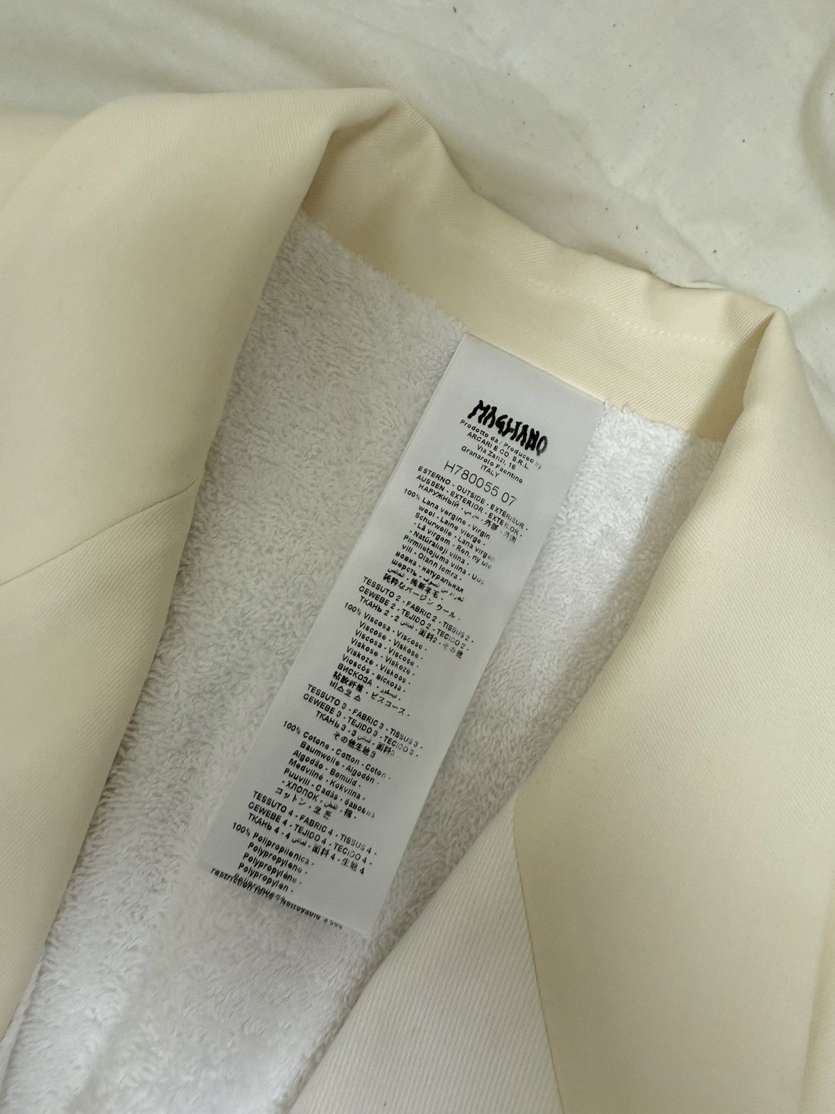 Magliano MAGLIANO Oversize Jacket in light yellow Size 38R - 7 Thumbnail