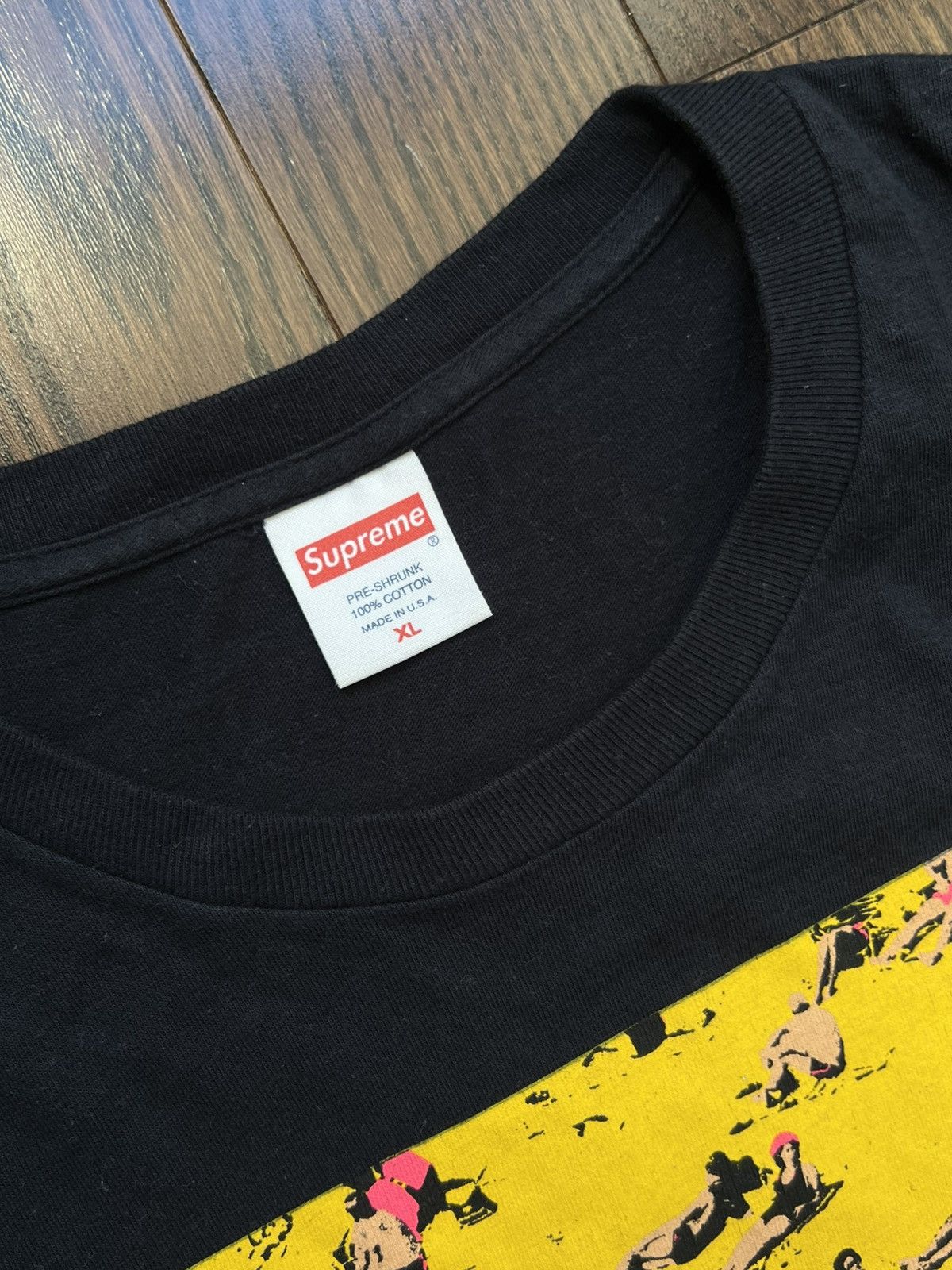 Supreme × Vintage Vintage Supreme Beach Summer Tee Size XL Navy Size US XL / EU 56 / 4 - 3 Thumbnail