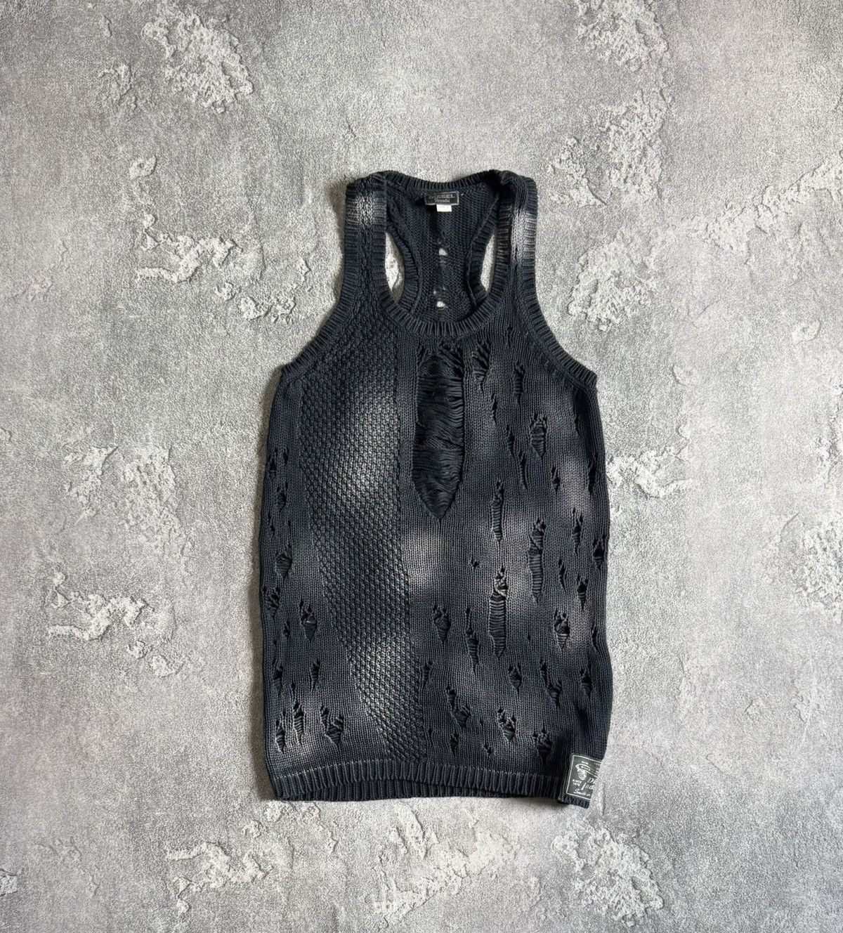 Diesel × Japanese Brand Diesel S distressed style dress Avantgarde tank sleeveless Size S / US 4 / IT 40 - 5 Thumbnail