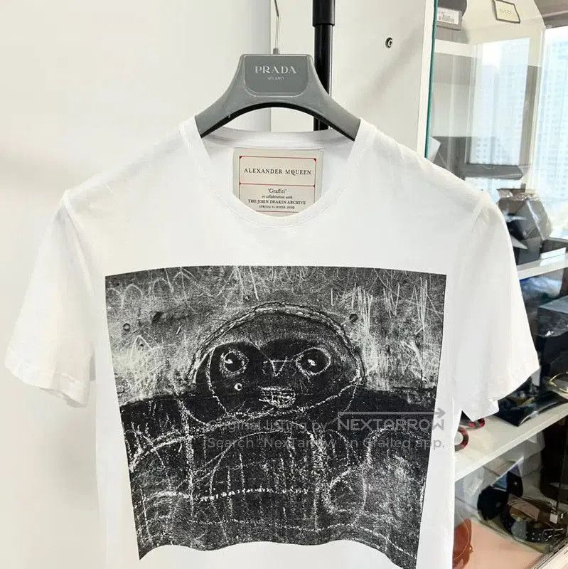 Alexander McQueen Alexander McQueen Summer Cotton Graphic T-Shirt . Size US S / EU 44-46 / 1 - 2 Thumbnail