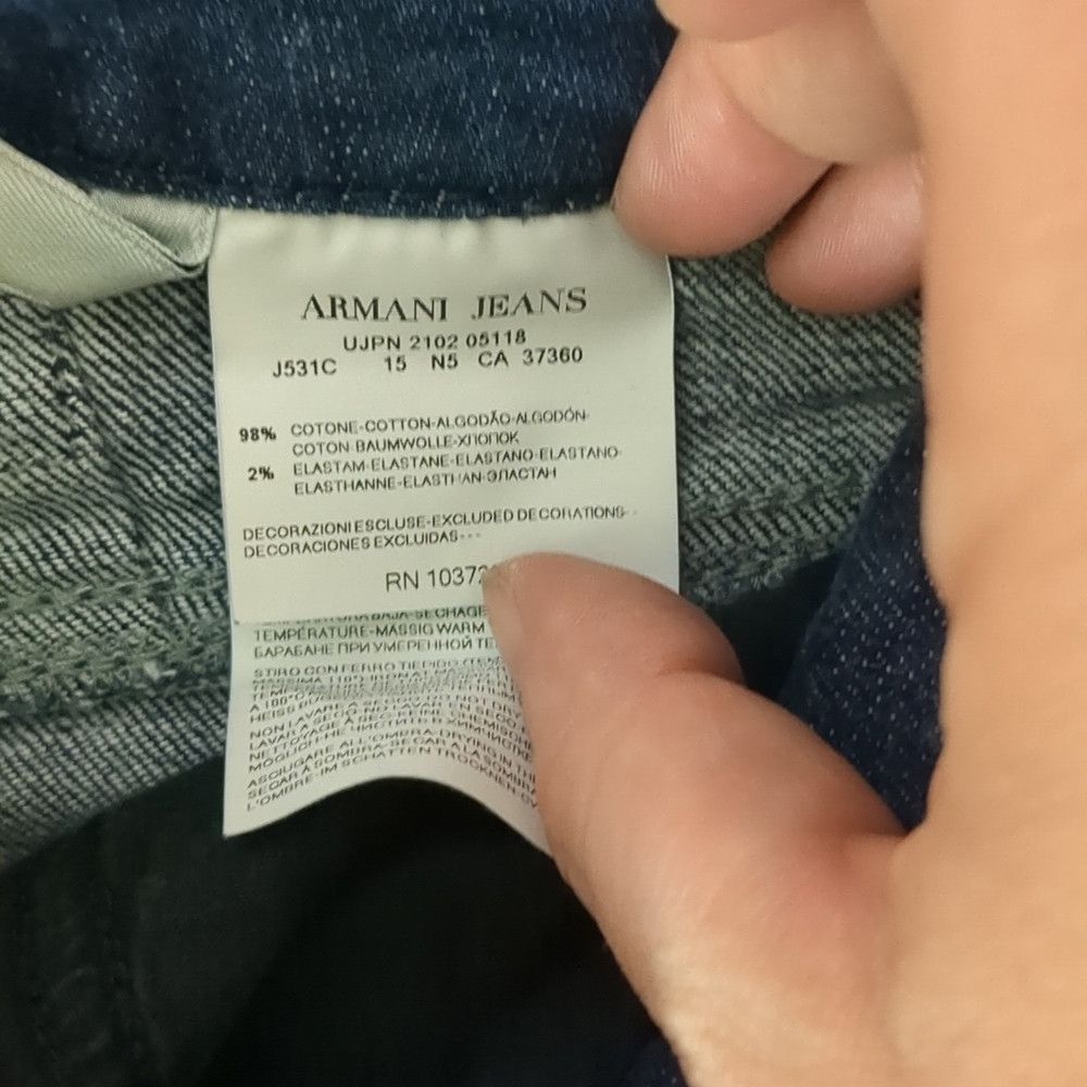 Armani ARMANI jeans straight leg size 28 Size 28" / US 6 / IT 42 - 2 Thumbnail