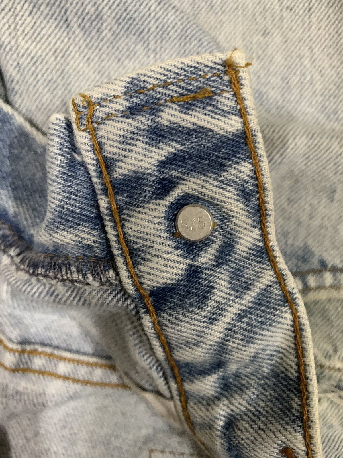Levi's Vintage 80s Levis 610 Flame Printed Jeans like Gallery Dept. Size US 30 / EU 46 - 5 Thumbnail