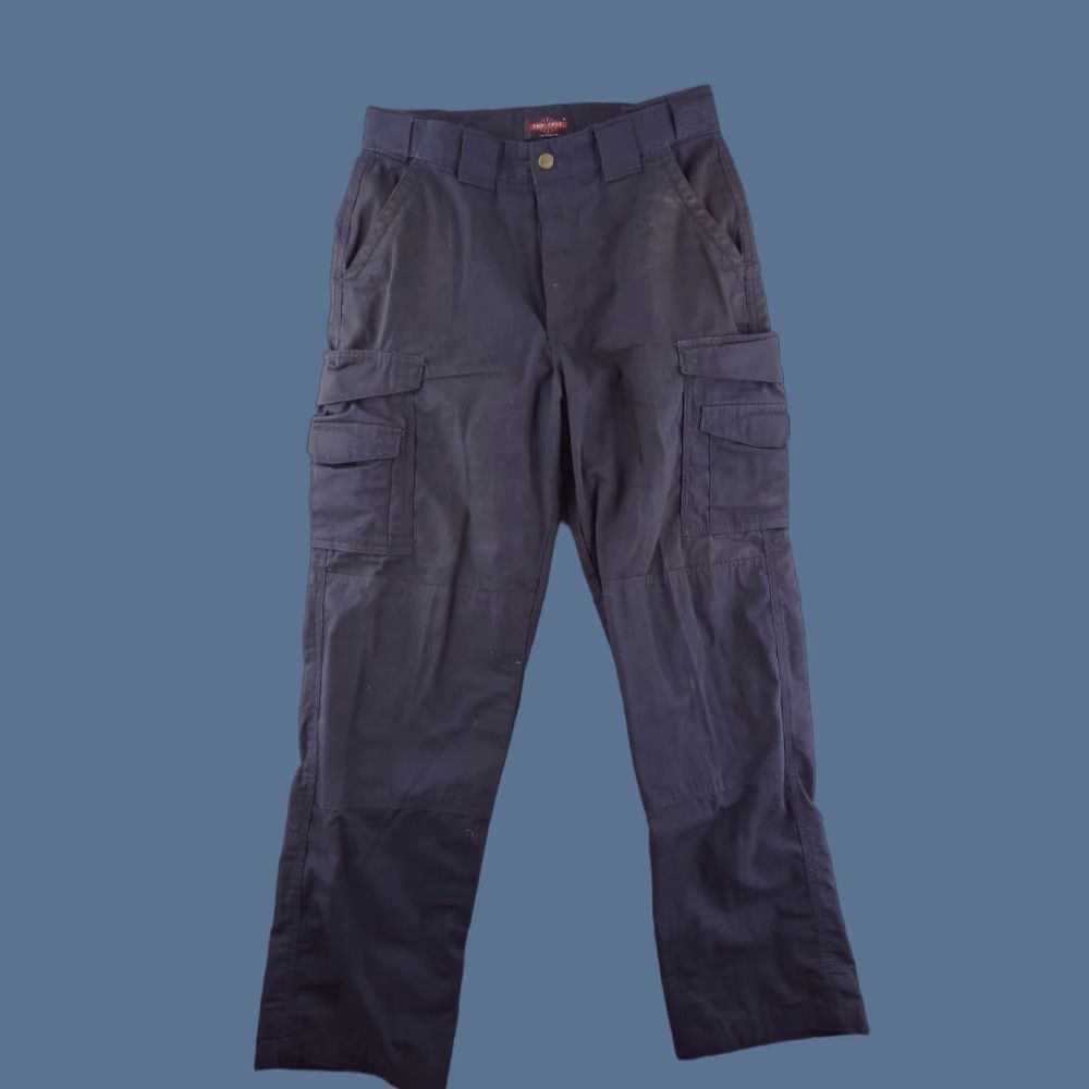 Vintage Tru-Spec Pants Mens 30x31 Black Cargo Ripstop Distressed Grunge Pants Mens 30 Black Cargo Ripstop Distressed Grunge Size US 30 / EU 46 - 1 Thumbnail