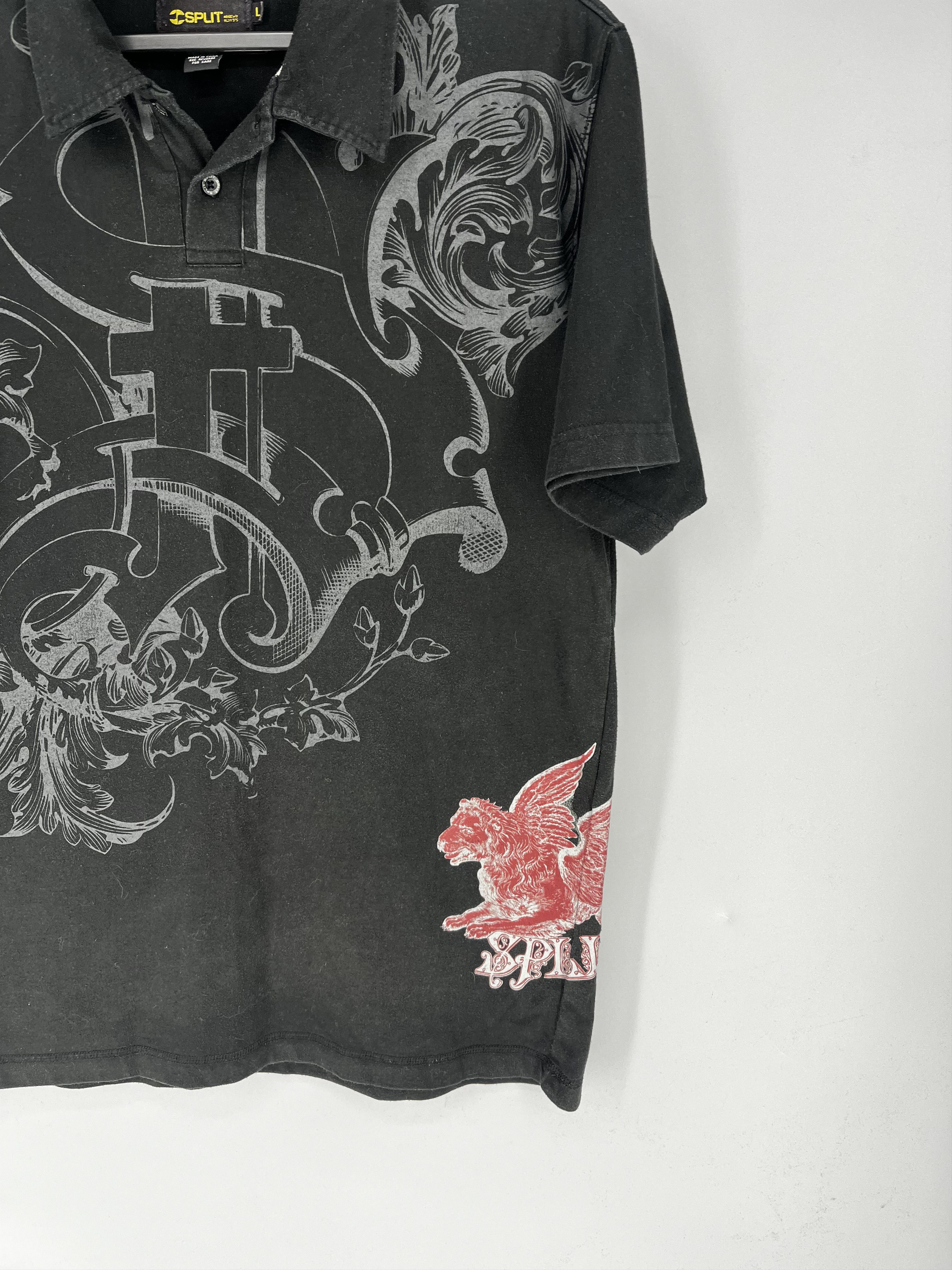 Affliction Split Vintage Affliction Style Y2K Goth Emo Style Skategang Size US L / EU 52-54 / 3 - 6 Thumbnail