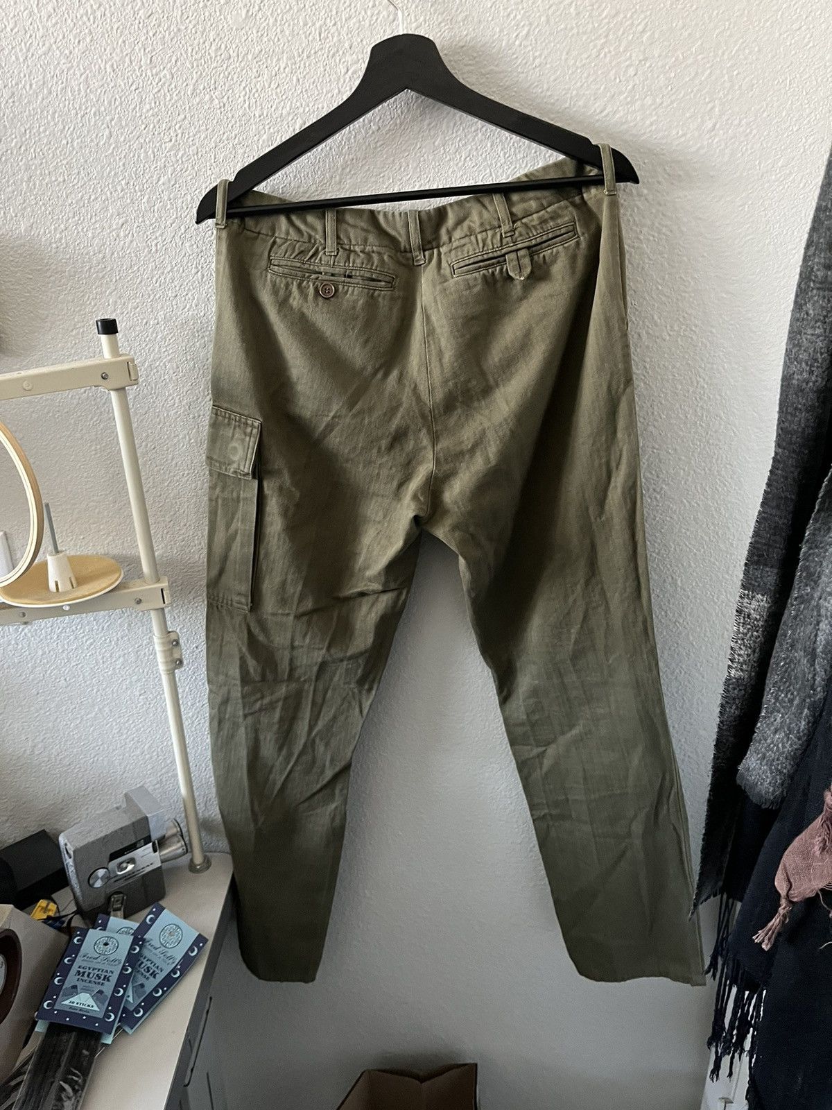 Helmut Lang helmut lang 1996 one pocket cargo trousers Size US 30 / EU 46 - 4 Thumbnail