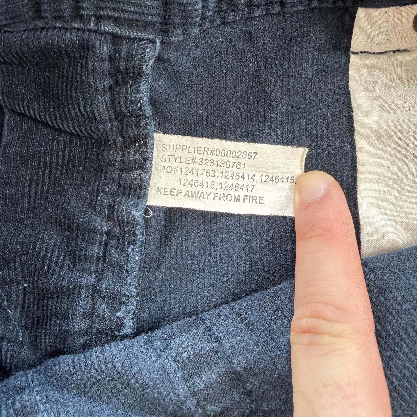 Polo Ralph Lauren Vintage Polo Ralph Lauren Corduroy Pants Womens 18 Navy Y2K Size 40" / US 18 - 7 Thumbnail