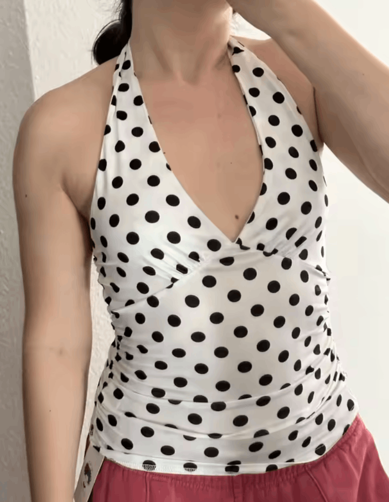 Other Polka Dot Halter Top Size M / US 6-8 / IT 42-44 - 2 Thumbnail