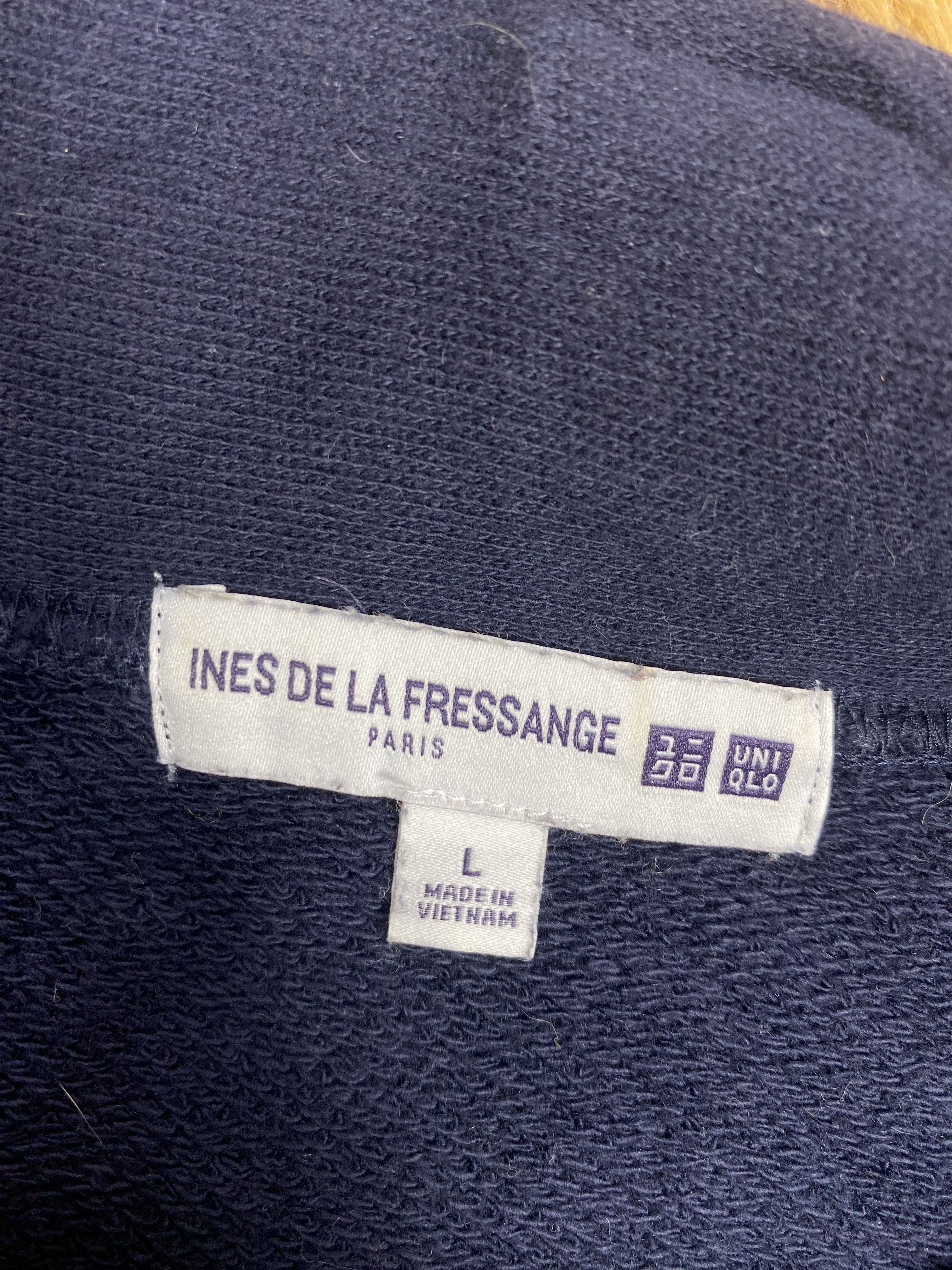 Uniqlo Vintage Ines De La Fressange X Uniqlo HalfZipper Sweatshirts Size US S / EU 44-46 / 1 - 7 Thumbnail