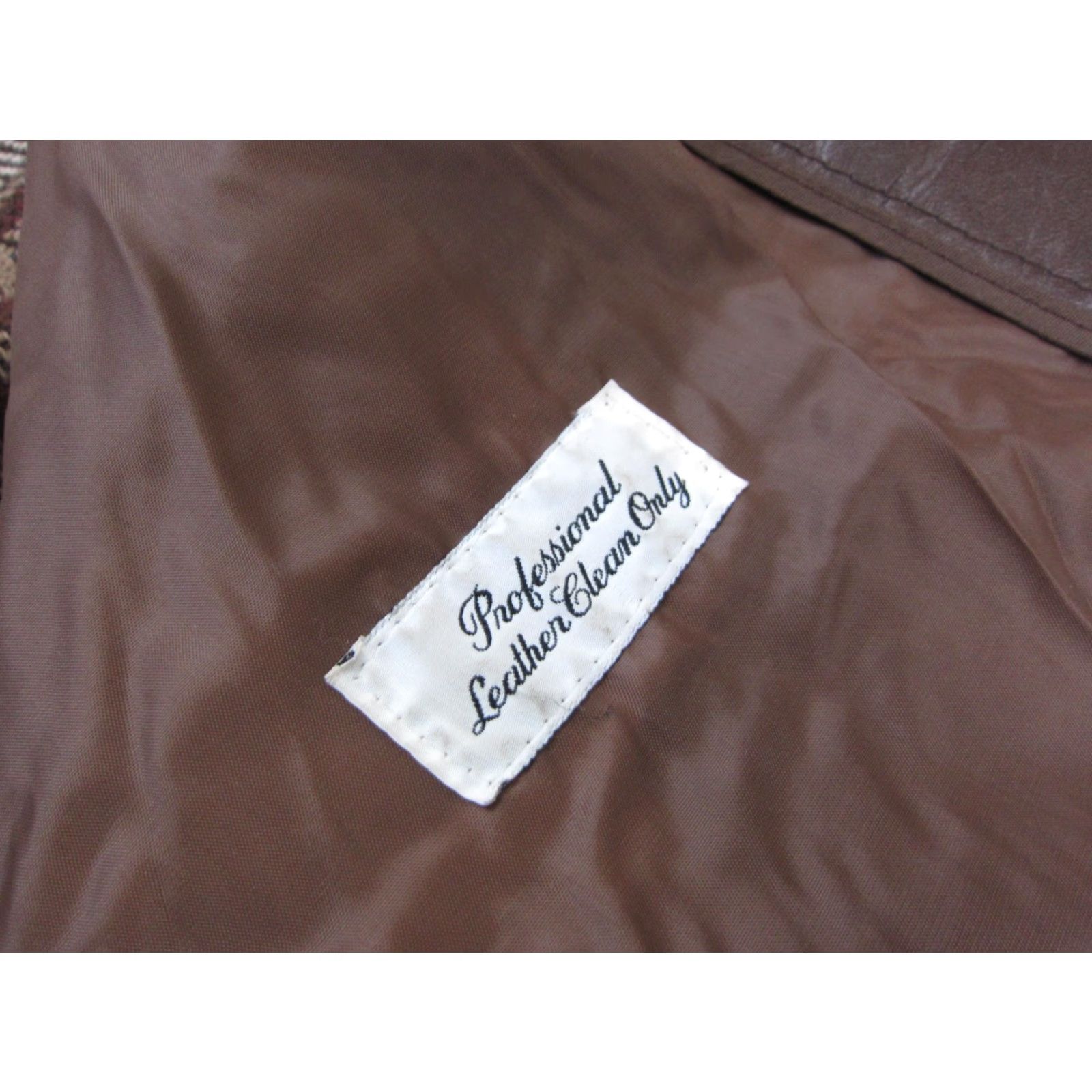Sears VINTAGE Sears Jacket Mens 46 X-Tall Brown Plaid Leather Trench Coat 70s Size US S / EU 44-46 / 1 - 6 Thumbnail
