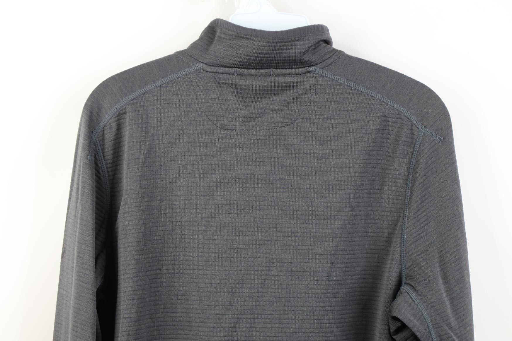 Merrell Merrell Ribbed 1/4 Zip Pullover Trekking Jacket Top Gray Size US S / EU 44-46 / 1 - 13 Thumbnail