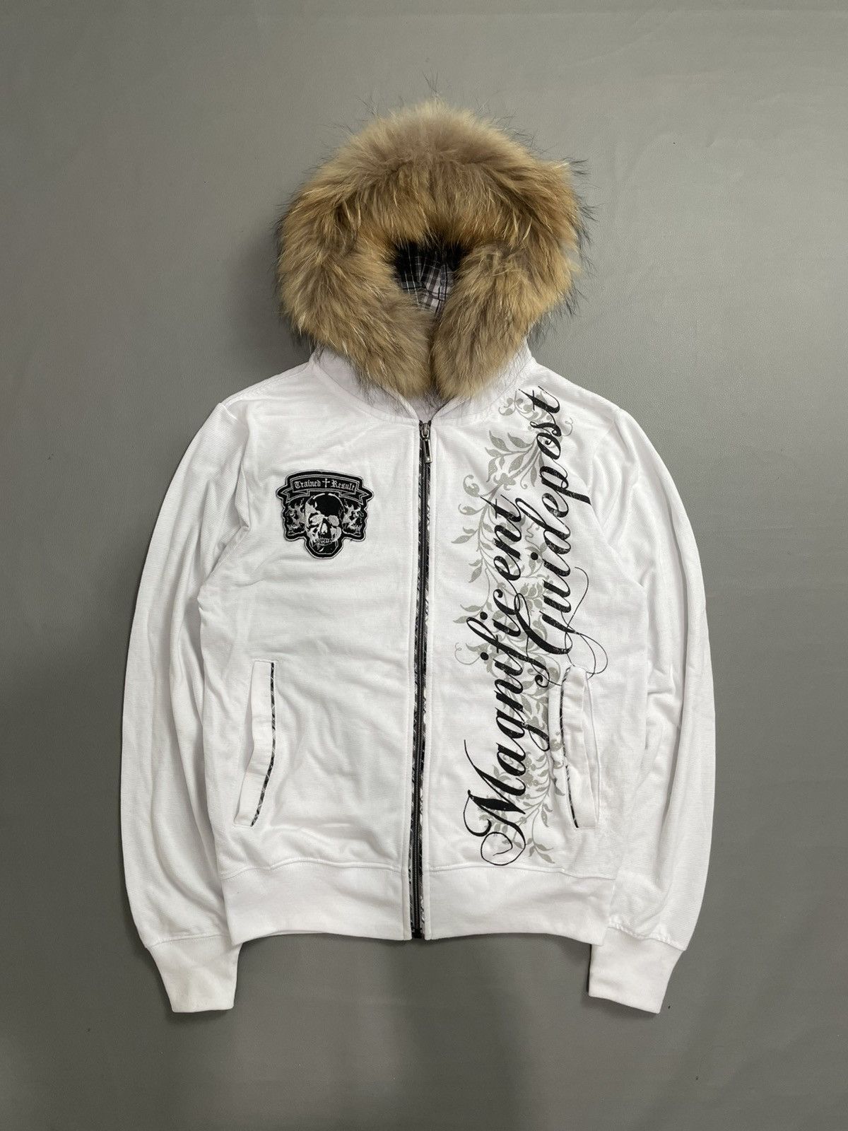 Japanese Brand Japanese Wild life Gothic poem Fur Hoodie Size US S / EU 44-46 / 1 - 1 Thumbnail