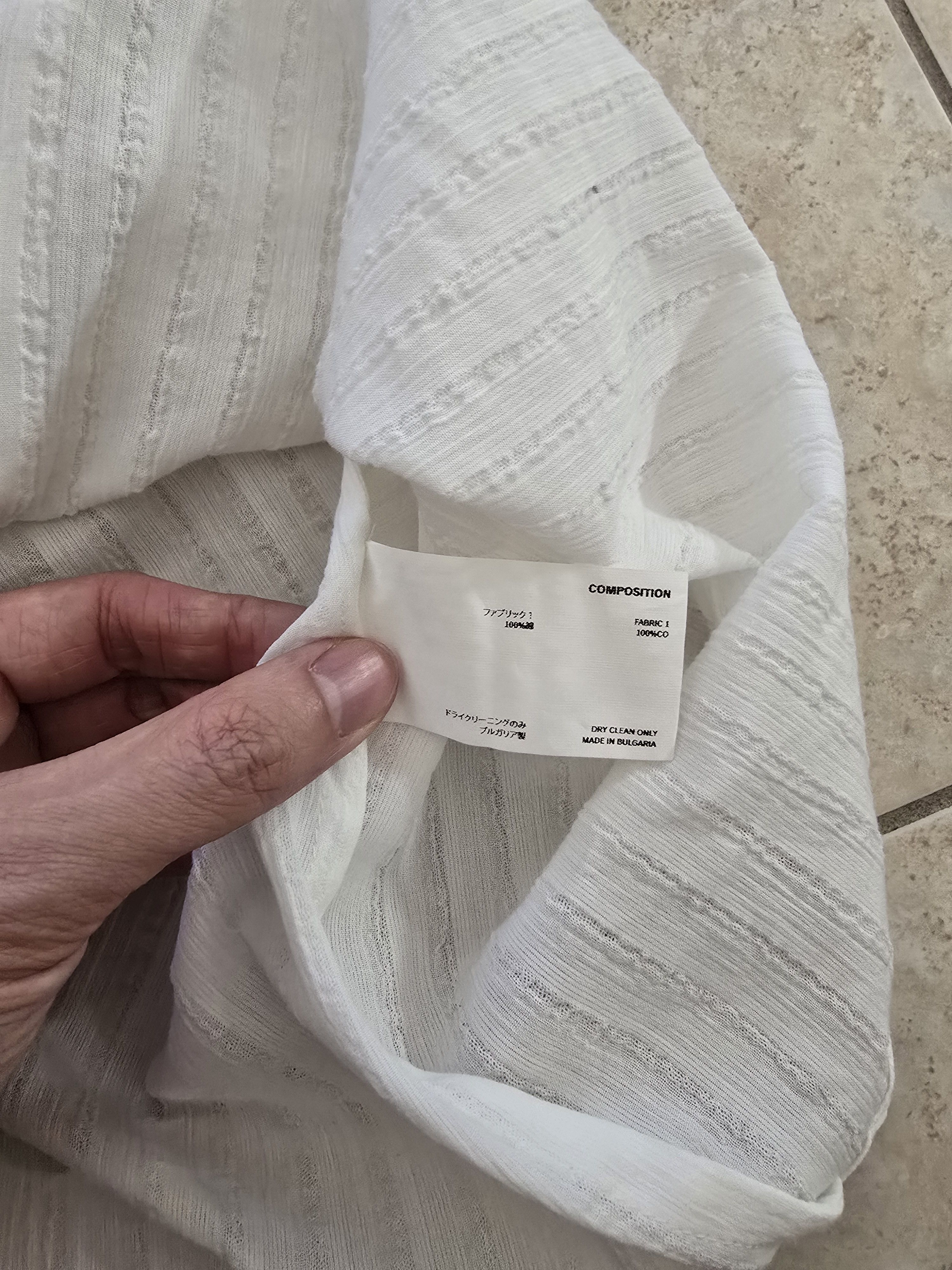 Kiko Kostadinov Kiko Kostadinov 00132022 Xolo White Castalia Shirt Size US M / EU 48-50 / 2 - 6 Thumbnail