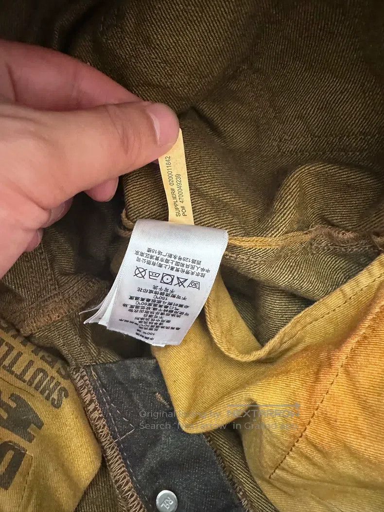 RRL Ralph Lauren RRL Ralph Lauren Yellow mud, washed, distressed jeans Size US 32 / EU 48 - 6 Thumbnail