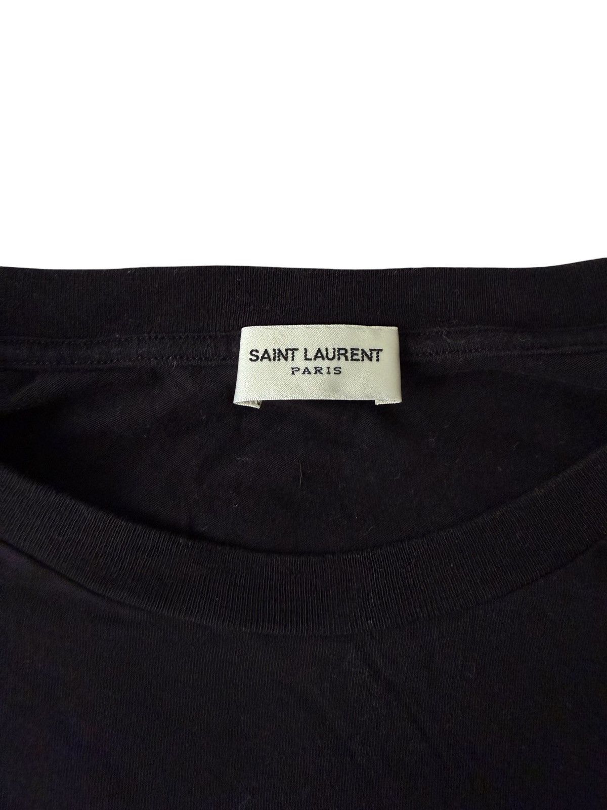 Saint Laurent Paris Saint Laurent Paris Logi T-Shirt Size US XS / EU 42 / 0 - 6 Thumbnail
