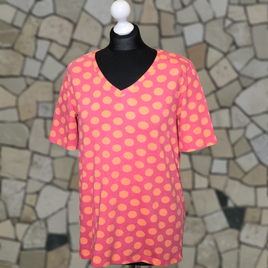 Marimekko Marimekko shirt top womens pink orange L Size L / US 10 / IT 46 - 1 Thumbnail