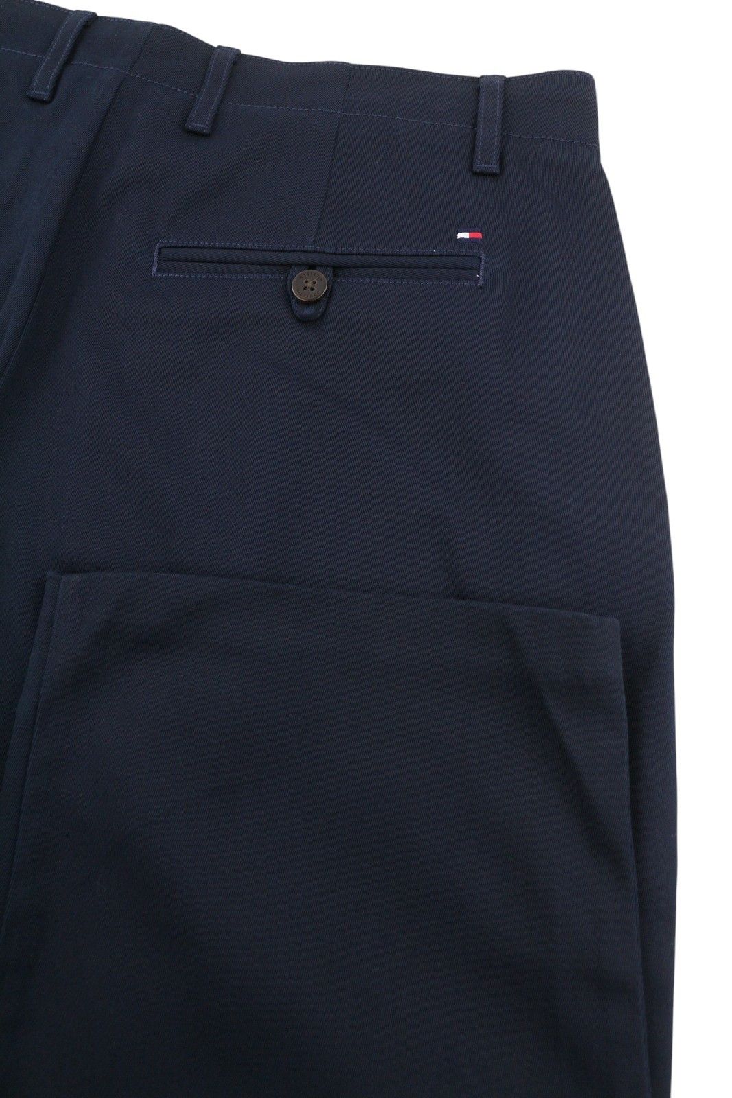 Tommy Hilfiger RELAXED STRAIGHT EU42 Dark Blue Pleated Trousers 87471 Size 32" / US 10 / IT 46 - 5 Thumbnail