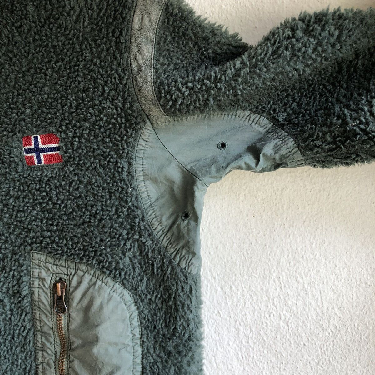 Napapijri NAPAPIJRI sherpa spellout hoodie Size S / US 4 / IT 40 - 8 Thumbnail